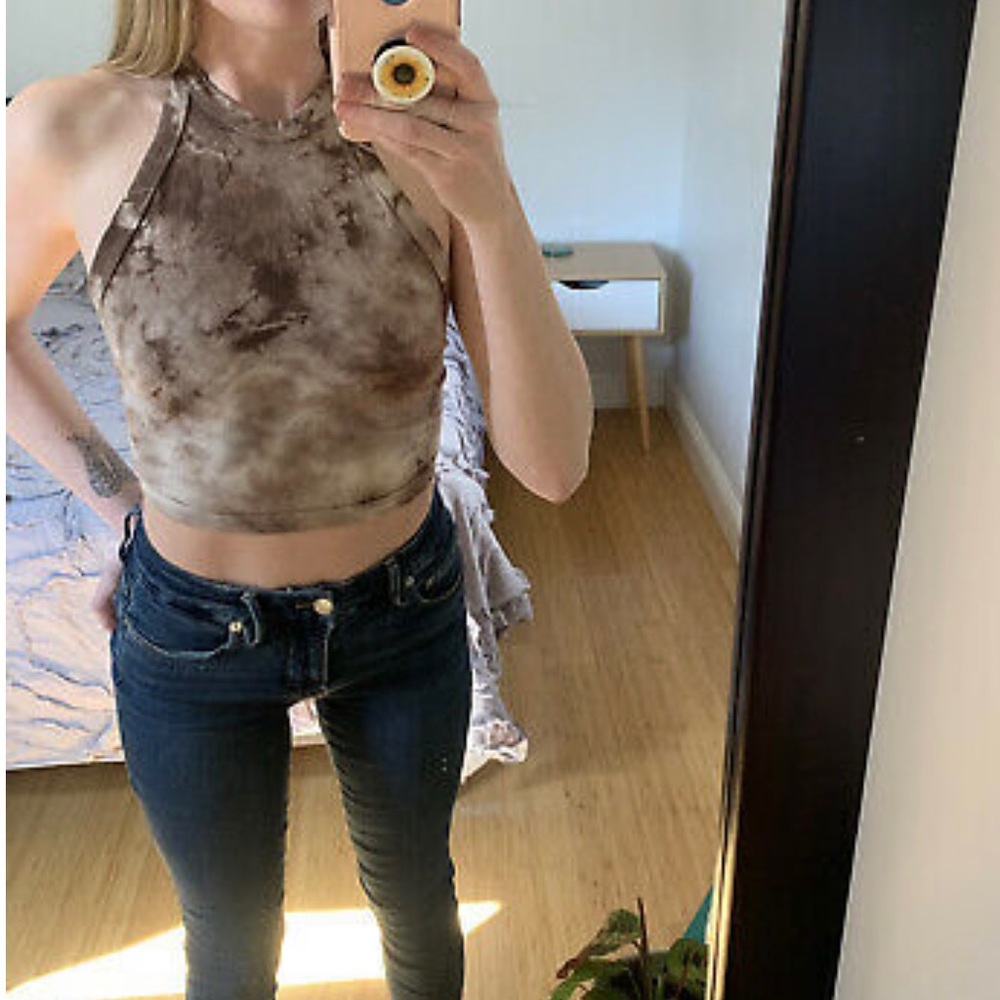 Urban Outfitters Ecote Open Back Cropped Halter